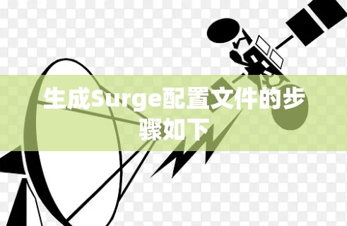 生成Surge配置文件的步骤如下